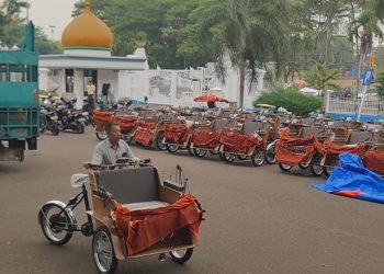 Becak listrik Prabowo