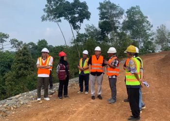 pembangunan ratisan huntap cigobang