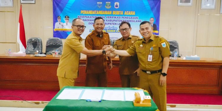 Pemkab Pandeglang dan Lebar Sepakati Bats Wilayah