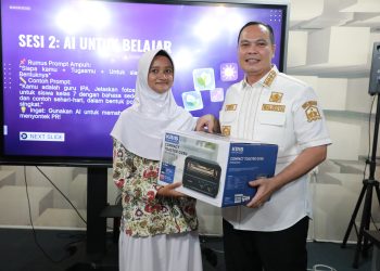 Pelatihan AI pelajar Kota Serang