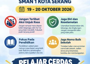 Antisipasi Demo di Jakarta, Sekolah di Kota Serang Imbau Pelajar Tak Ikut Aksi